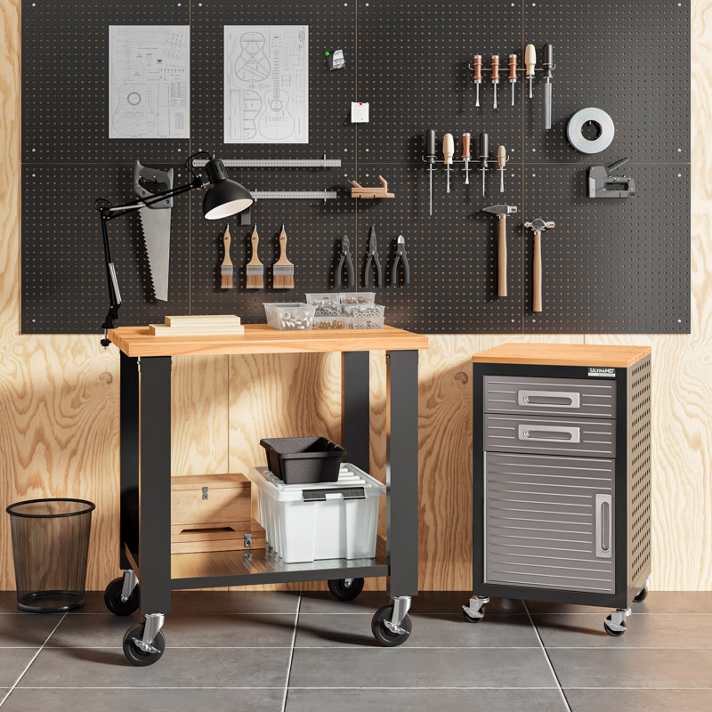 Armoire 1 porte Seville Classics UltraHD, Graphite