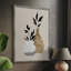«Simple Bud Vases I», reproduction encadrée - bois massif-1848887692