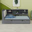 Lit plateforme avec lit gigogne, tablettes et tête de lit-699037099-699037096