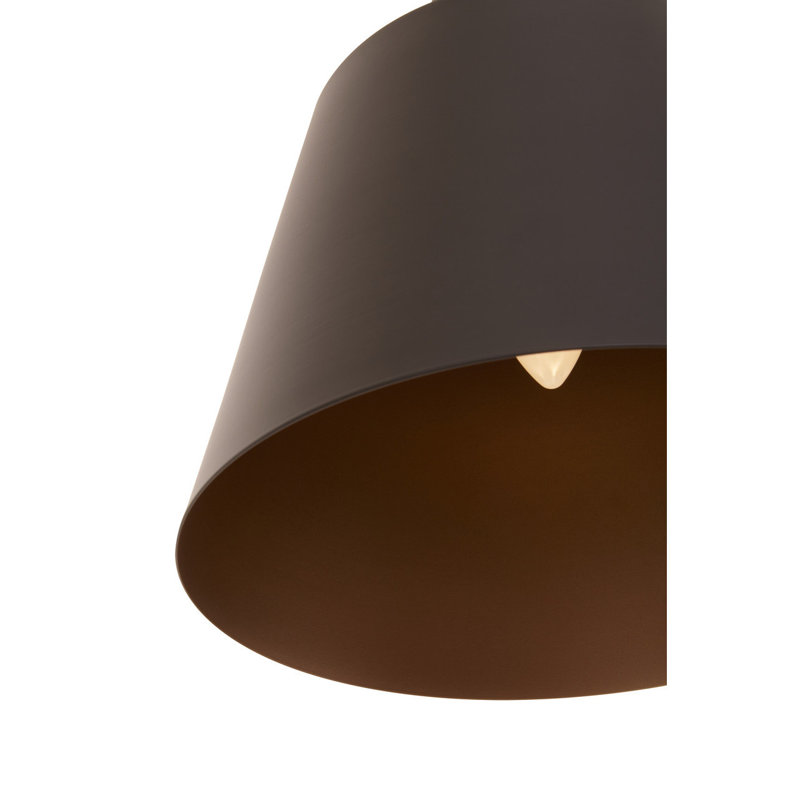Zack 1 - Light Black Single Pendant