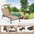 Orphia Outdoor Metal Chaise Lounge