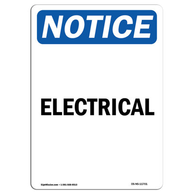 Notice - Electrical Heavy Duty or Label
