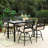 Alyne Rectangular  Metal Bar Table