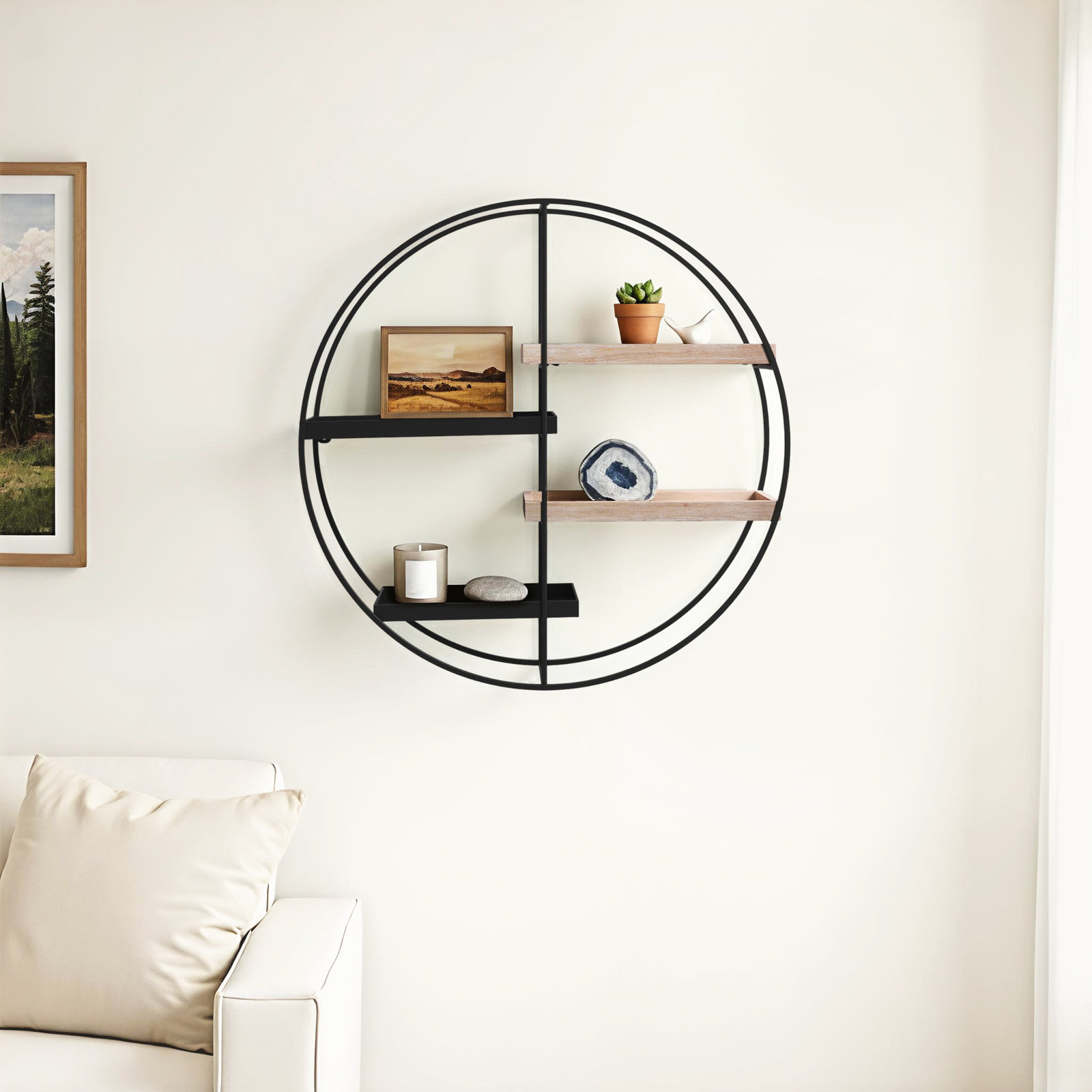 Khala 24" Accent Shelf, Black