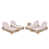 Beige/Teak