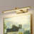 Brass 15 in. LED Picture Light with Remote Control Dimmable Multiple Color Temperatures Rotatable and Timer