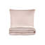 Ensemble de housse de couette luxueuse 100% satin de coton, beige | Housse de couette 94,5 po x 86,6 po, 2 taies d'oreiller 23,6 po x 23,6 po | Impression réactive, 210 fils, fermeture à boutons | Literie douce, élégante et lavable à la machine-121411291