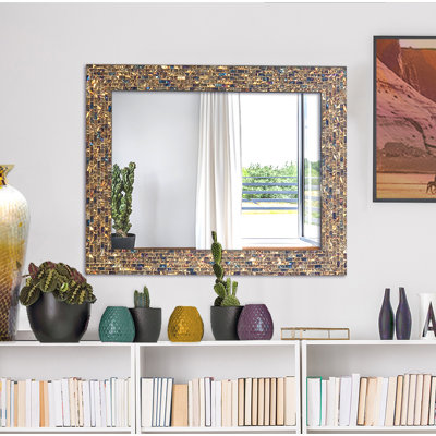 Mosaic Wall Rustic Accent Mirror