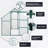 6x8 Polycarbonate Greenhouse for Outdoor Backyard Green