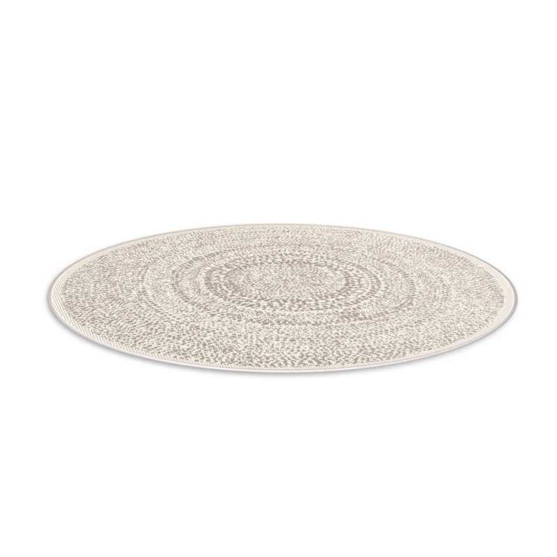 Amoretta Round 120 cm x 120 cm Abstract Indoor / Outdoor Area Rug