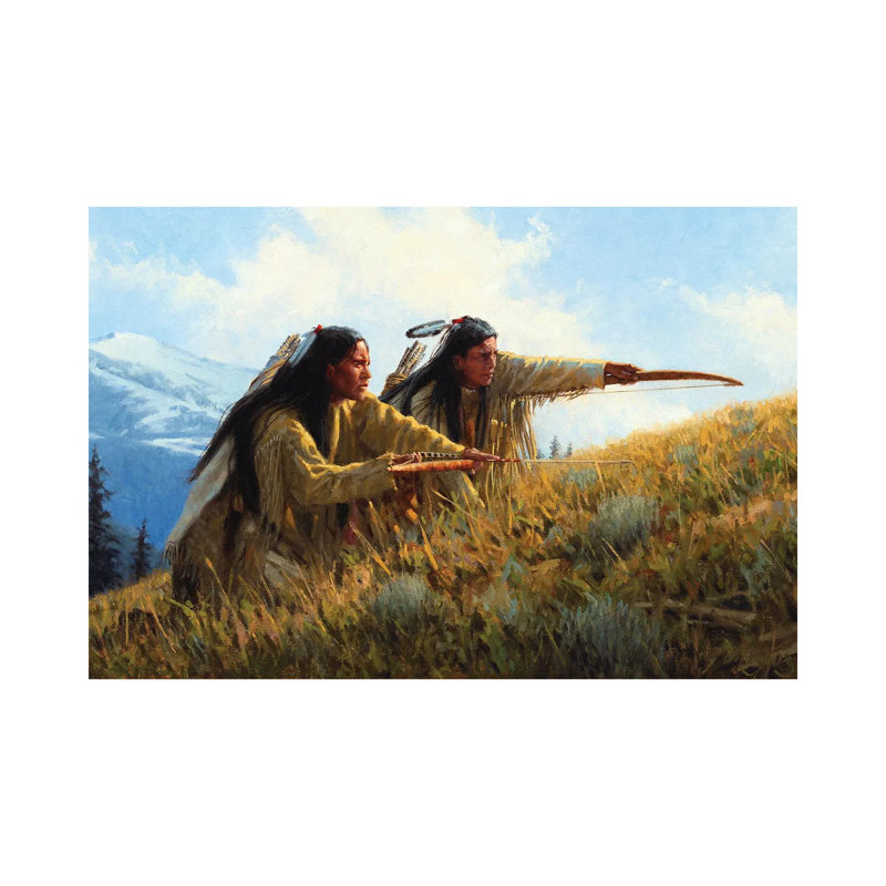 Approach Of The Great Bear by Joe Velazquez - Wrapped Canvas Painting, 20.32 cm H x 30.48 cm W