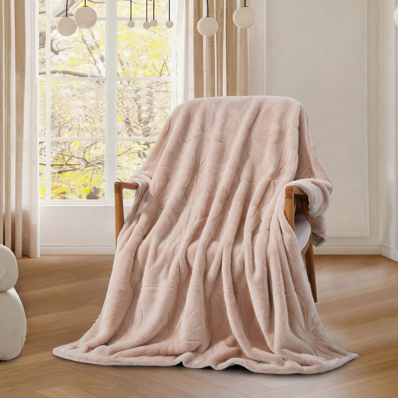 Luxury Faux Fur Throw Blanket 50x70