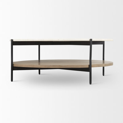 Table basse à 4 pieds avec rangement