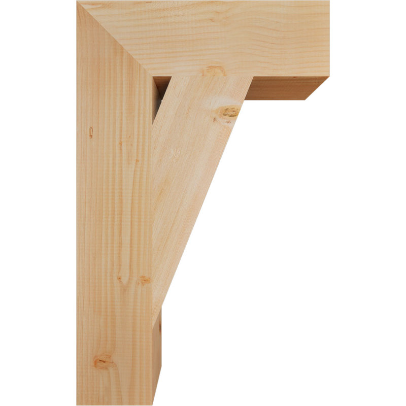 Support de bloc traditionnel, Douglas (lisse), H 32 po x l 5,5 po x P 20 po