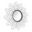 Andelain Metal Flat Wall Mirror