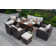 10 - Person Patio Conversation Sets with Cushions