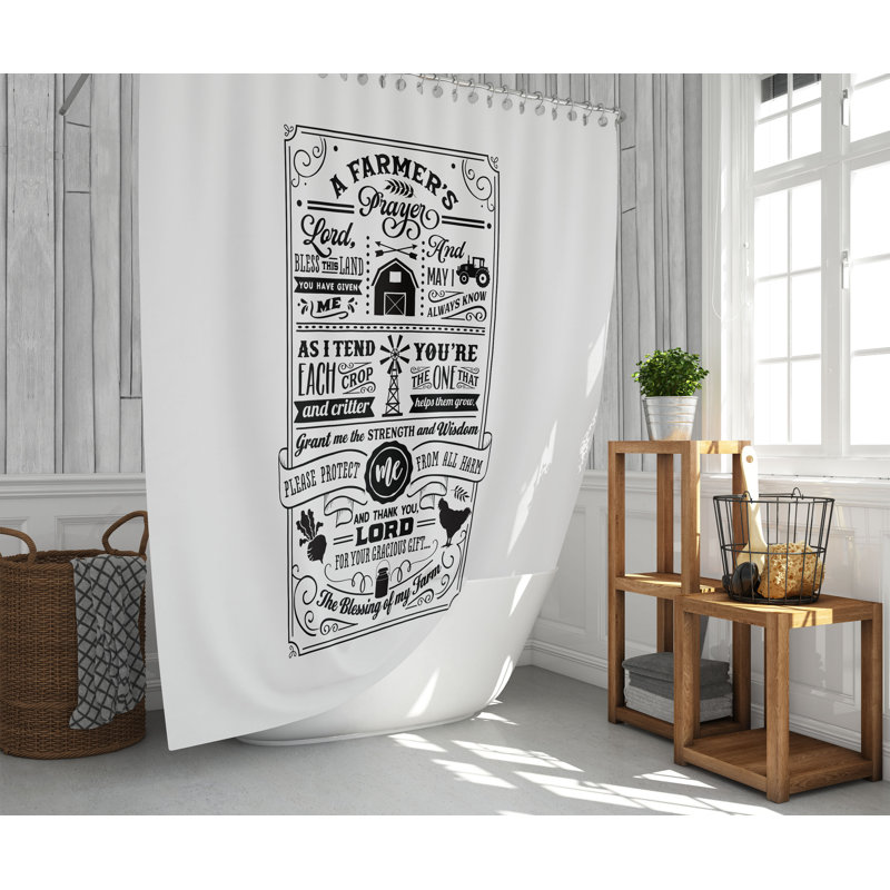 Gianangela Shower Curtain, 90" H x 71" W