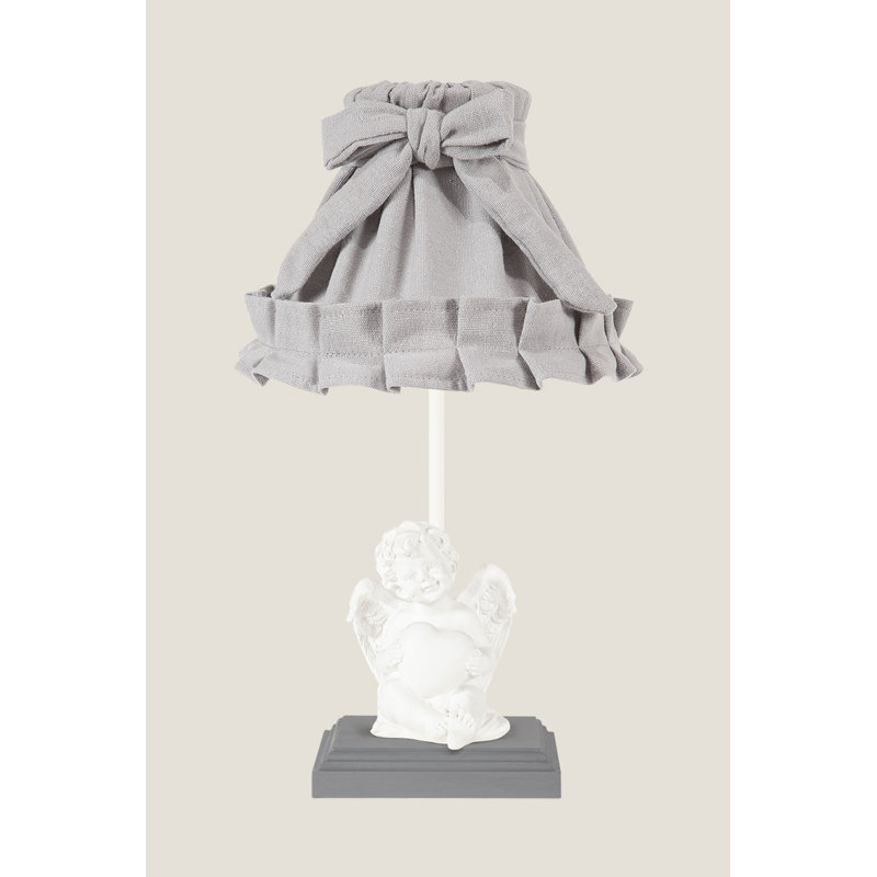 Lampe de table 16,5 po, Gris, Gris