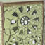 Table d'appoint de 14 pouces avec motif découpé Sunburst, finition vert craquelé pour un décor moderne et élégant-907362219-907362220