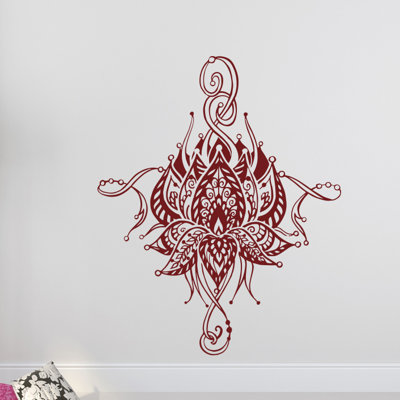 Décalcomanie murale fleur lotus Buller
