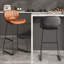 Chaise d'appoint orange à dossier solide (ensemble de 2)-493524294-493524293-493524288