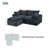 78.8"Cloud Modular Sectional Sofa With Ottoman, No Assembly Required-1541498291