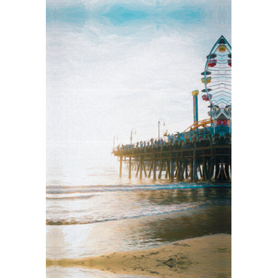 Boardwalk Pier - Wrapped Canvas Print