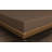Soft & Durable Double Fitted Sheet, 55 x 75 + 12 Depth, 100% Cotton, Machine Washable | Brown Color, 4.1 oz/sq yd | Perfect for Comfortable Sleep & Easy Care, Ideal for Home Bedding-112884732-112884736