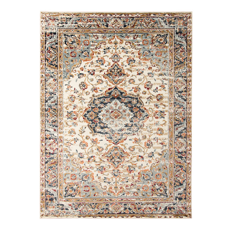 Tapis d'intérieur durable Massimo Medallion, Rectangle 2 pi x 3 pi