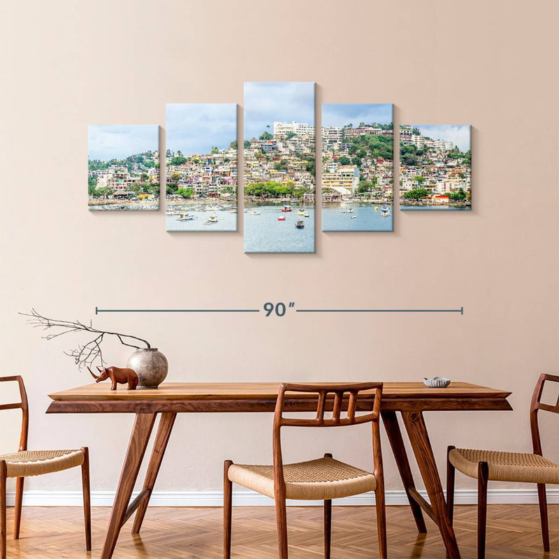 Acapulco Bay In Mexico, 42" H x 92" W