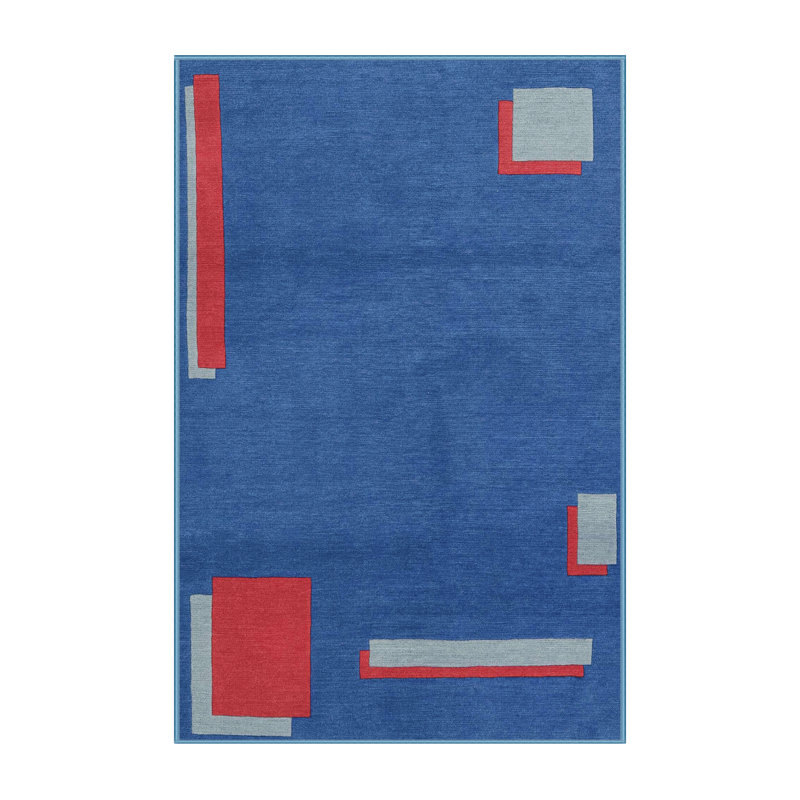 Tapis abstrait moderne 3581, Rectangle 8 pi x 12 pi