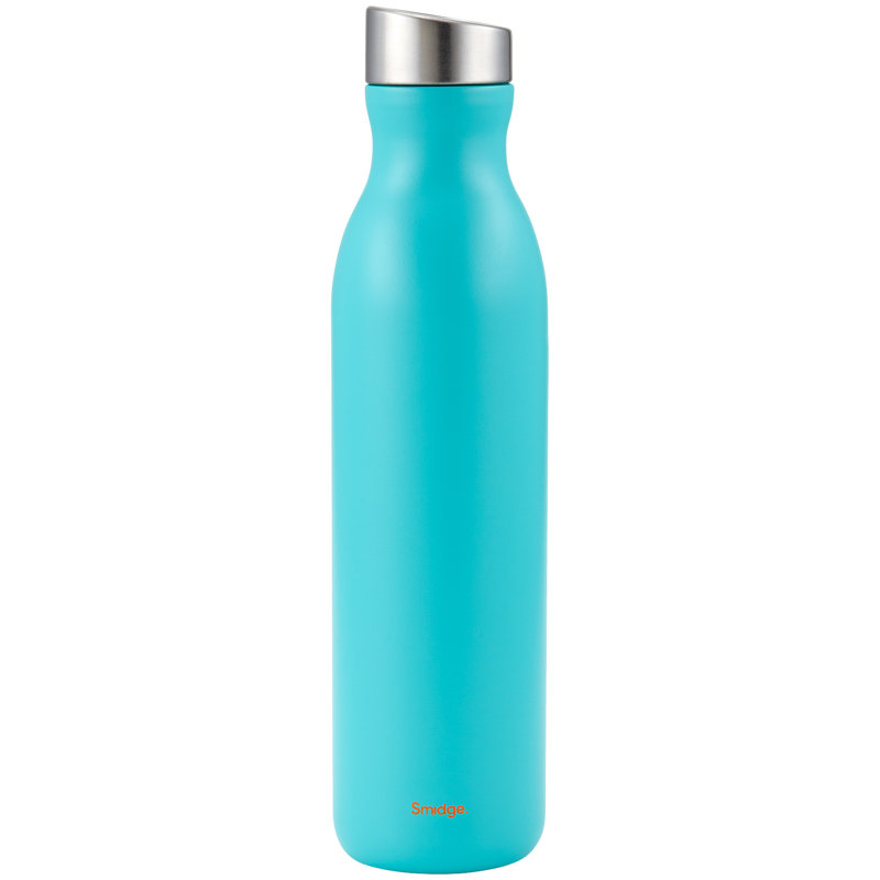 Smidge The Induction Collection 750ml Stainless Steel Water Bottle, Aqua