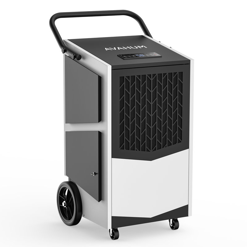 Déshumidificateur commercial AVAHUM 250 pintes avec pompe, technologie anti-corrosion pour 1500 pieds carrés