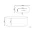 Mahtomedi 1700mm x 800mm Soaking Bathtub