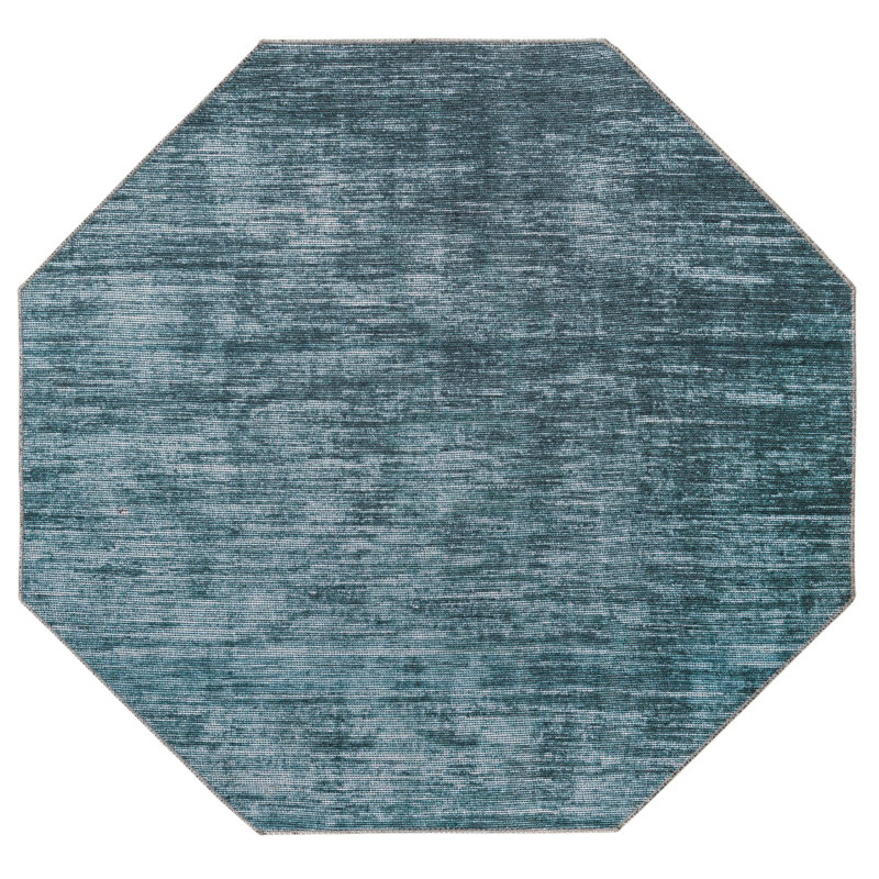 Ikhasa Chenille Abstract Indoor Rug, Octagon 5'