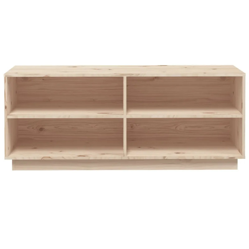 12 Pair Solid Wood Shoe Rack, Brown
