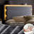Upholstered Queen Bed with 2 Storage Drawers,Velvet Storage Bed with LED Light and Charging Station,No Spring Boxing Needed-1263112594-1263112596