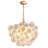 4-Light Modern Glass Bubble Chandelier, 20"D-1765888426