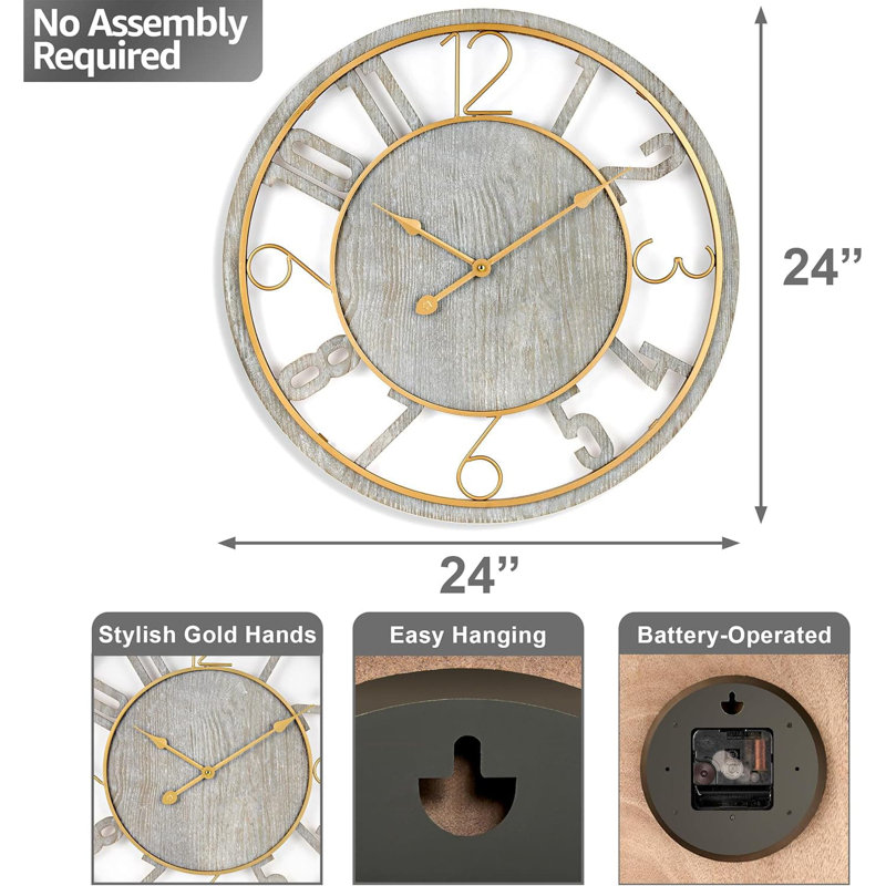 Awaiz Metal Wall Clock
