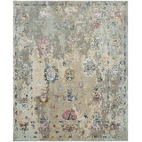 Illusion Weave Hand Knotted Abstract Area Rug