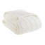 Ensembles de literie pour grand lit douillet en chenille douillette ivoire pour la maison