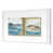 White Single Picture Framed