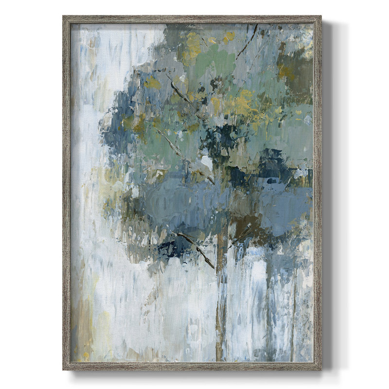 Spring Tree II Framed Print - Solid Wood, 11" H x 9" W
