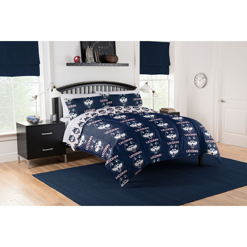 NCAA Rotary Bed In A Bag Set, Twin XL Comforter + 3 Additional Pieces
