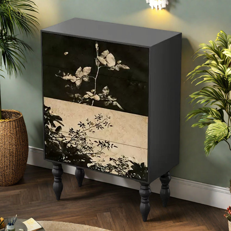 Modern Five Drawer Storage Accent  Chest