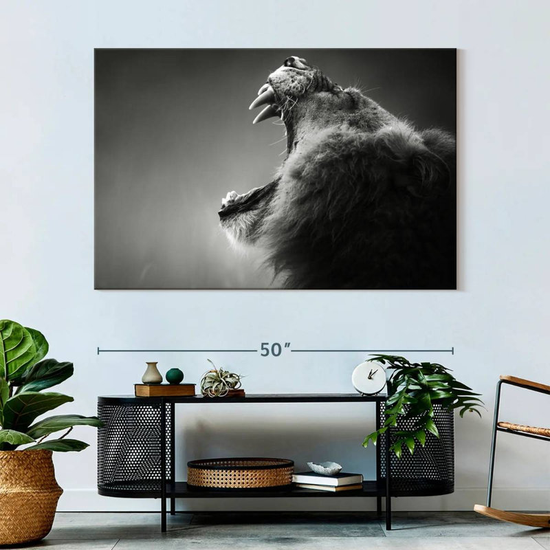Lion Maw, 34" H x 51" W