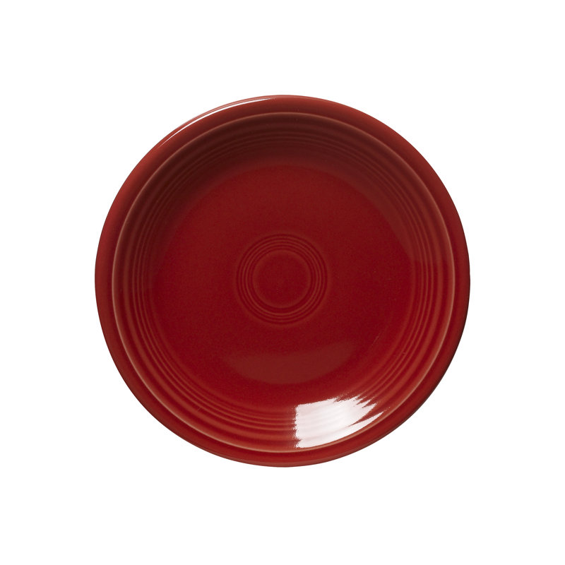 Fiesta Classic Rim 7 1/4 Inch Salad Plate, Scarlet