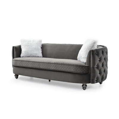 89'' Velvet Sofa