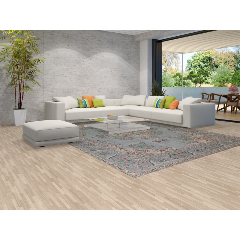 Tapis traditionnel gris surteint 10 x 13