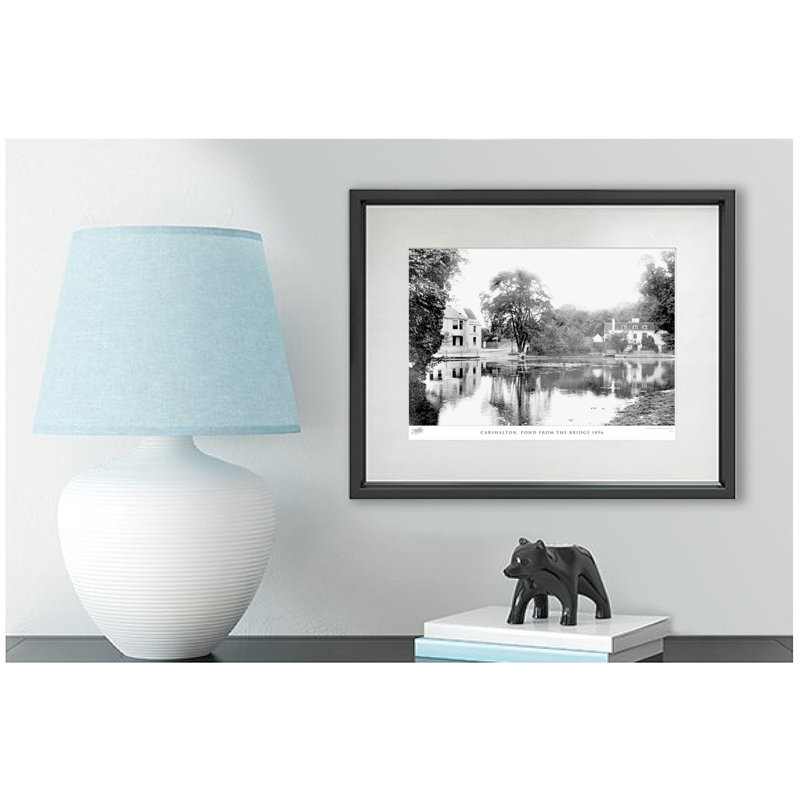 Carshalton, Pond From The Bridge 1896 by Francis Frith - Single Picture Frame Print, 28cm H x 36cm W x 2.3cm D